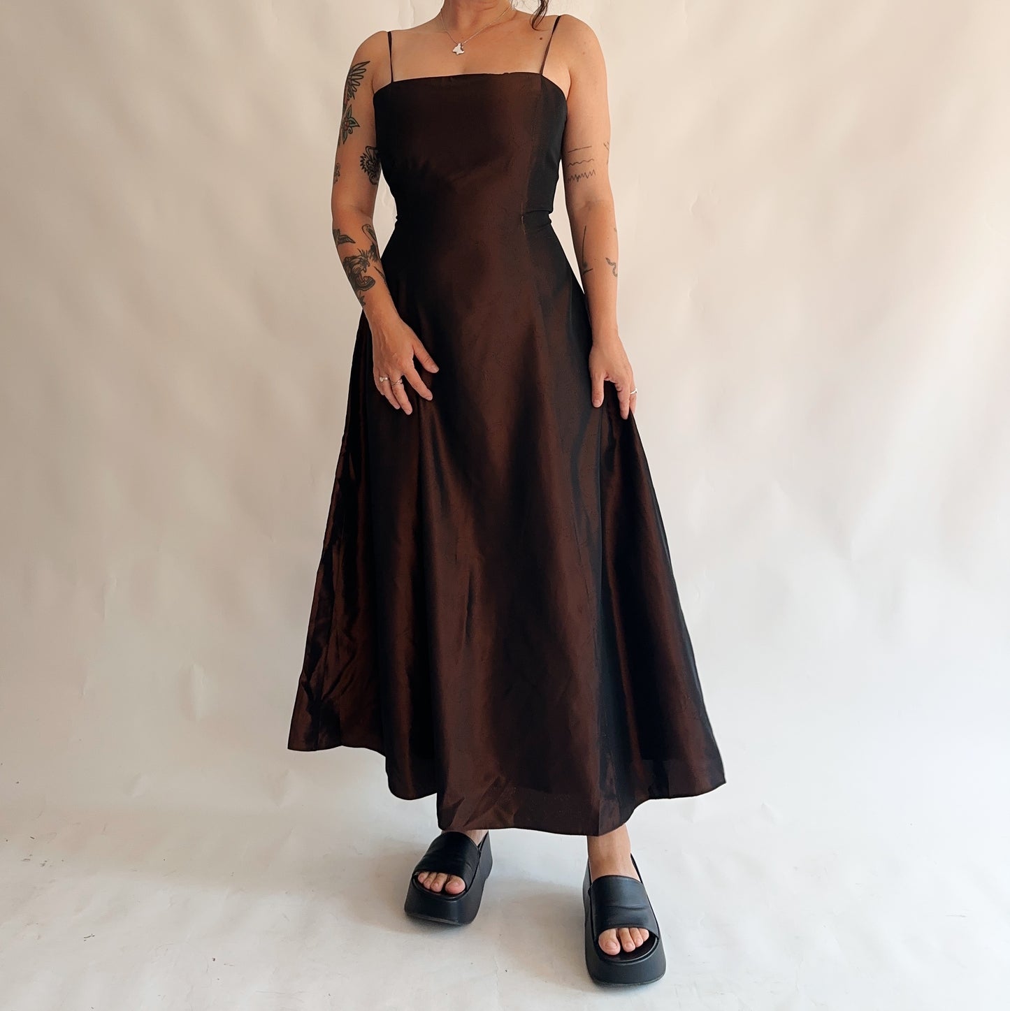 vestido vintage 90s (L)
