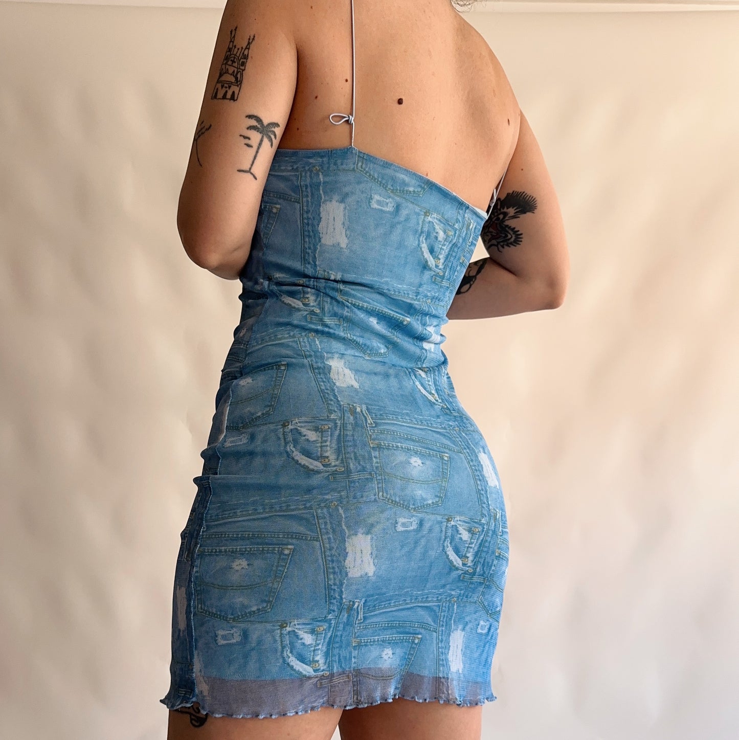 Vintage y2k mesh dress (S)