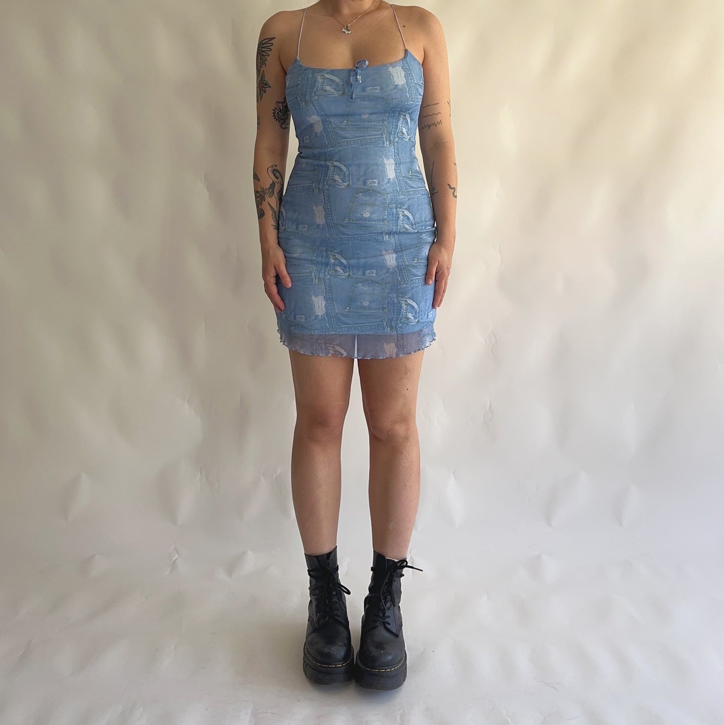Vintage y2k mesh dress (S)