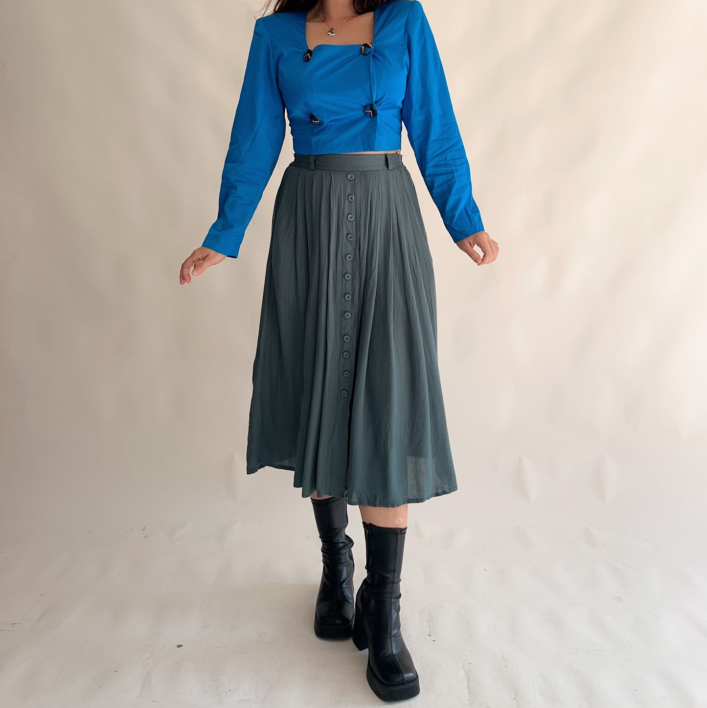 Top Vintage curto 80s (M)