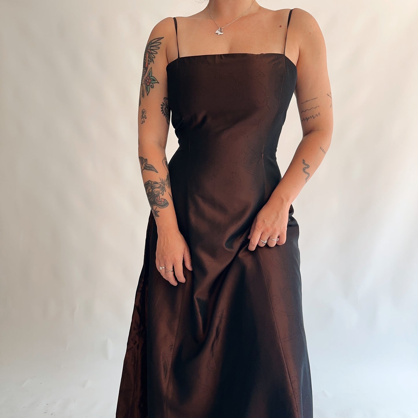 vestido vintage 90s (L)