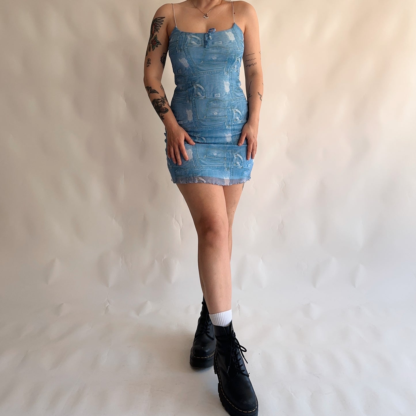 Vintage y2k mesh dress (S)