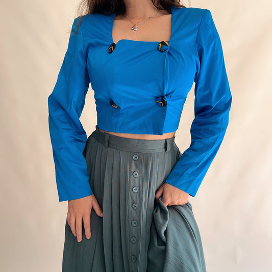 Top Vintage curto 80s (M)