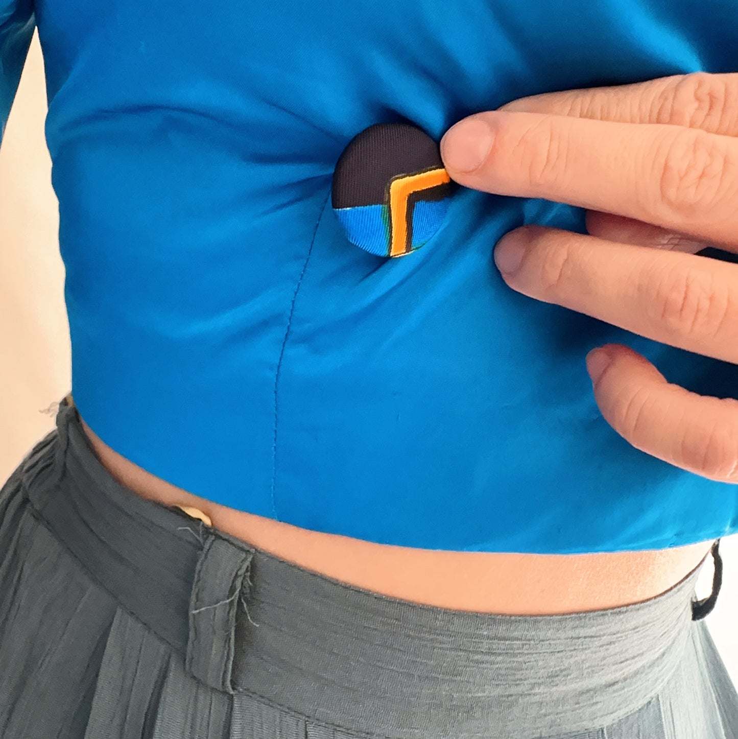 Top Vintage curto 80s (M)