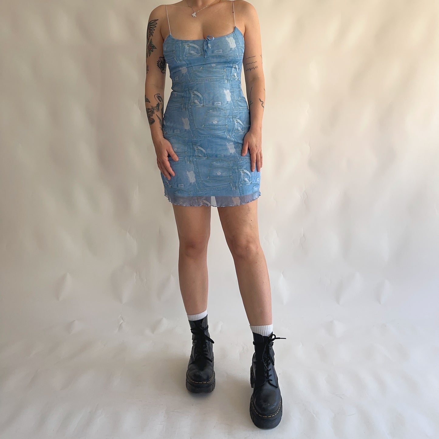 Vintage y2k mesh dress (S)