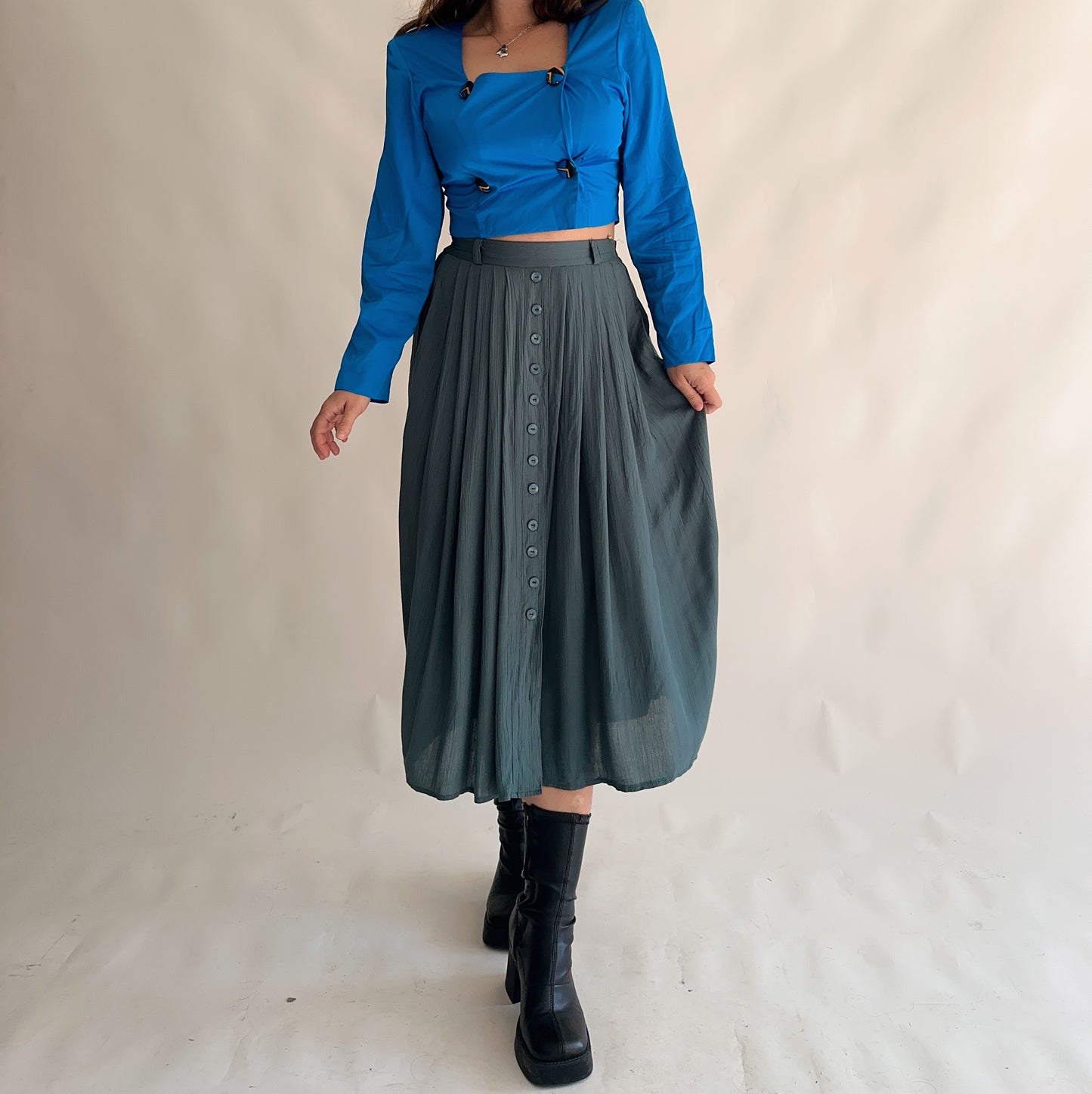 Top Vintage curto 80s (M)