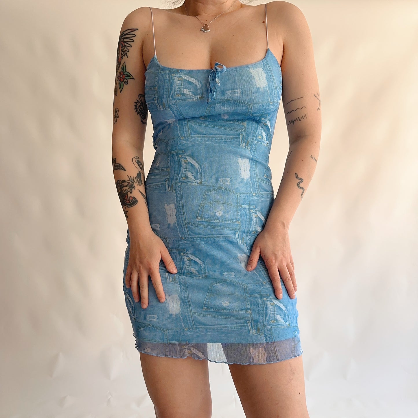 Vintage y2k mesh dress (S)