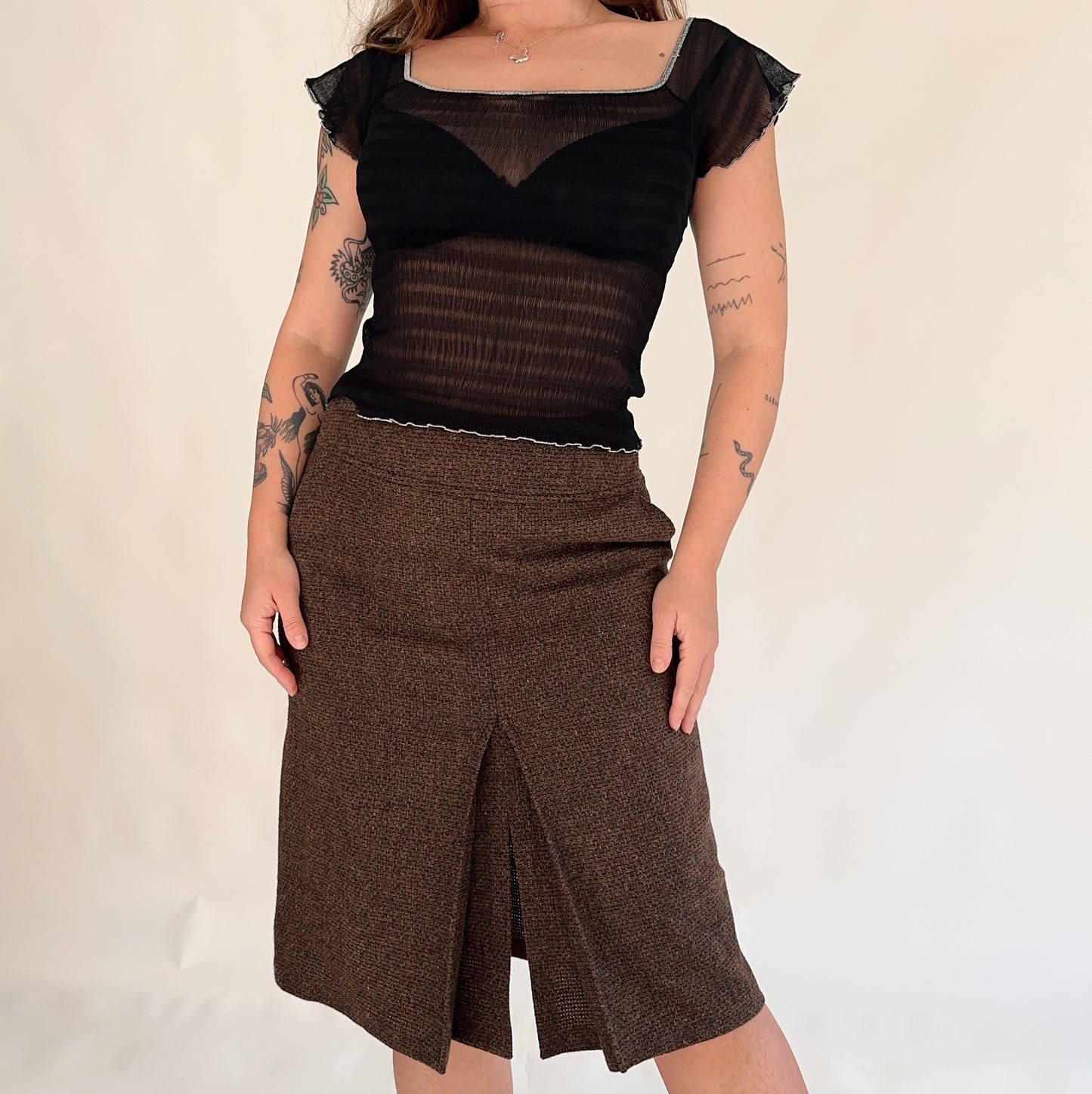 Saia Vintage de Lã (L)