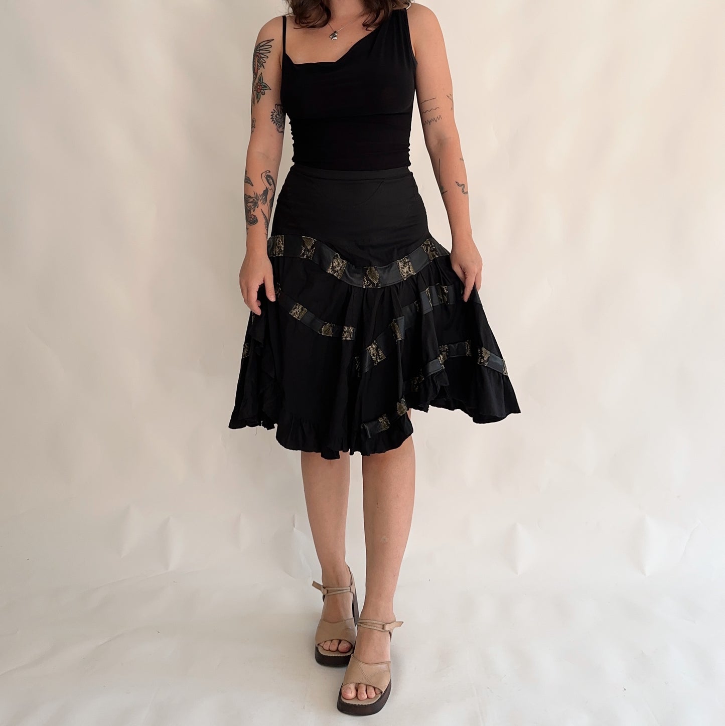 Vintage Snake Skirt (M)