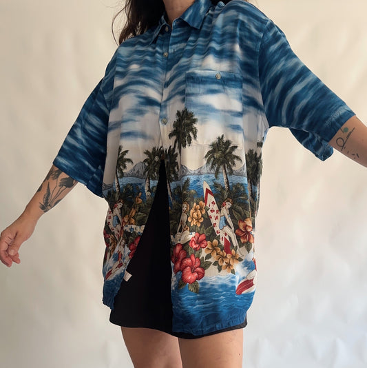 Camisa Vintage Hawaii (L)