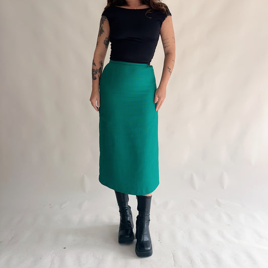 Saia Vintage Midi 100% seda (S-M)