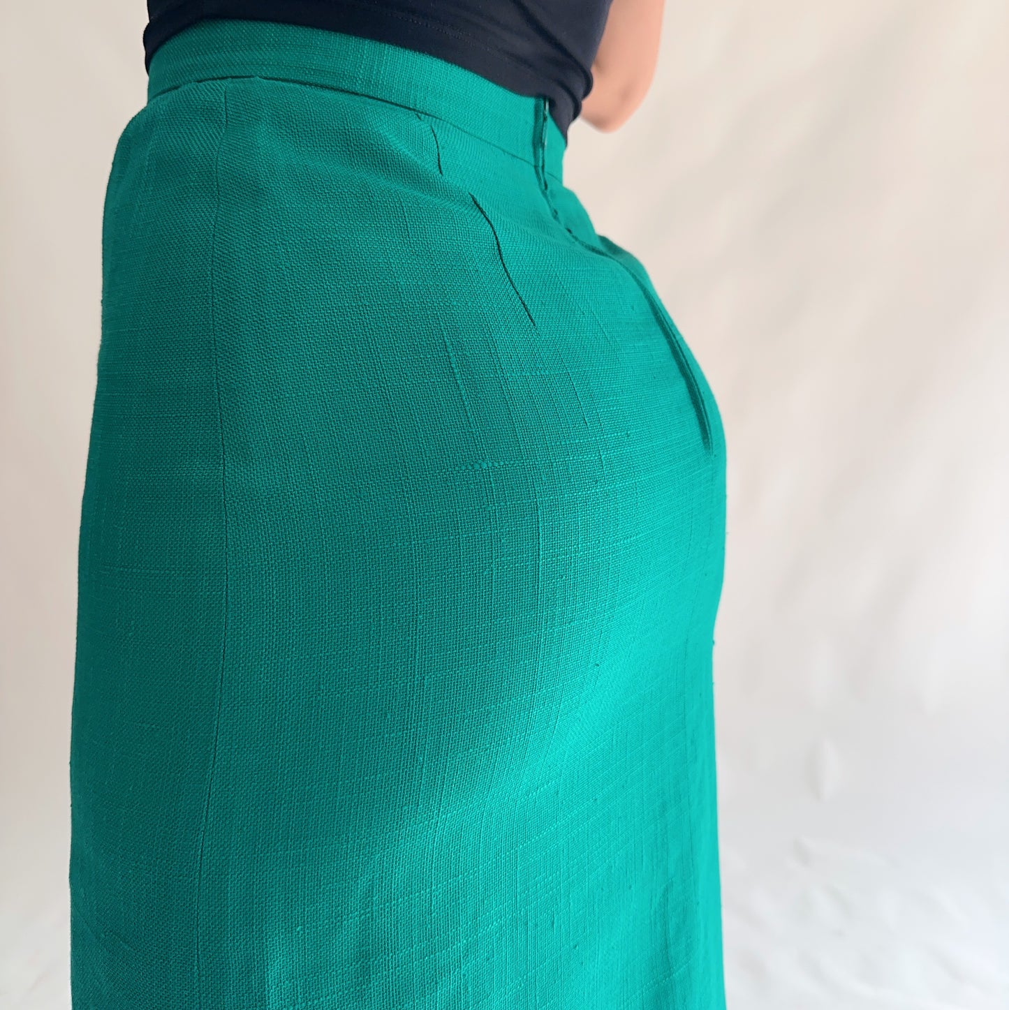 Saia Vintage Midi 100% seda (S-M)