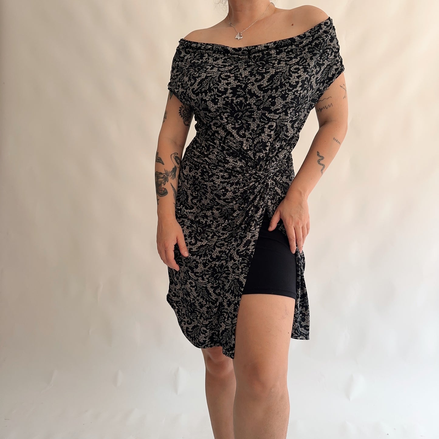vestido italiano vintage y2k (L)