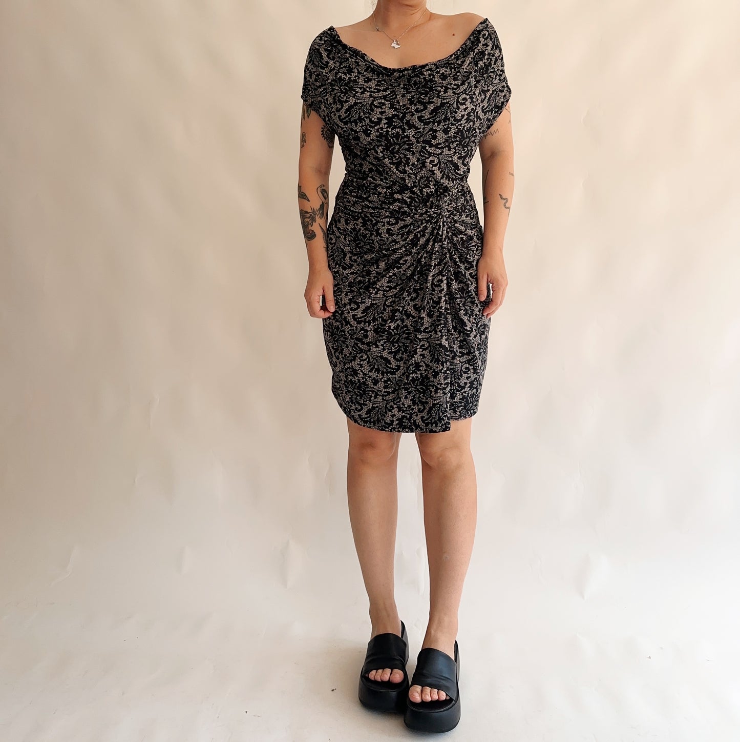 vestido italiano vintage y2k (L)