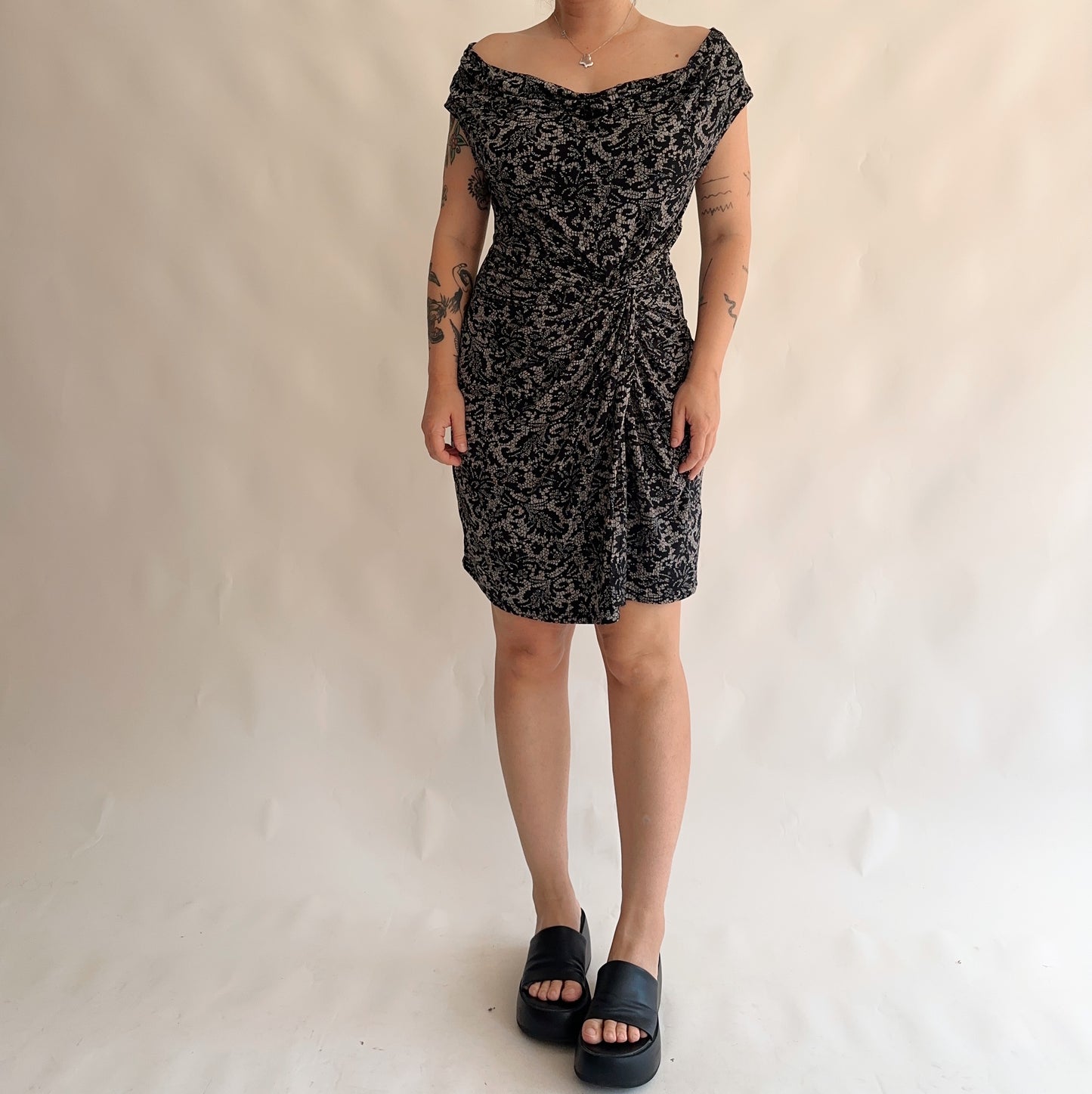 vestido italiano vintage y2k (L)