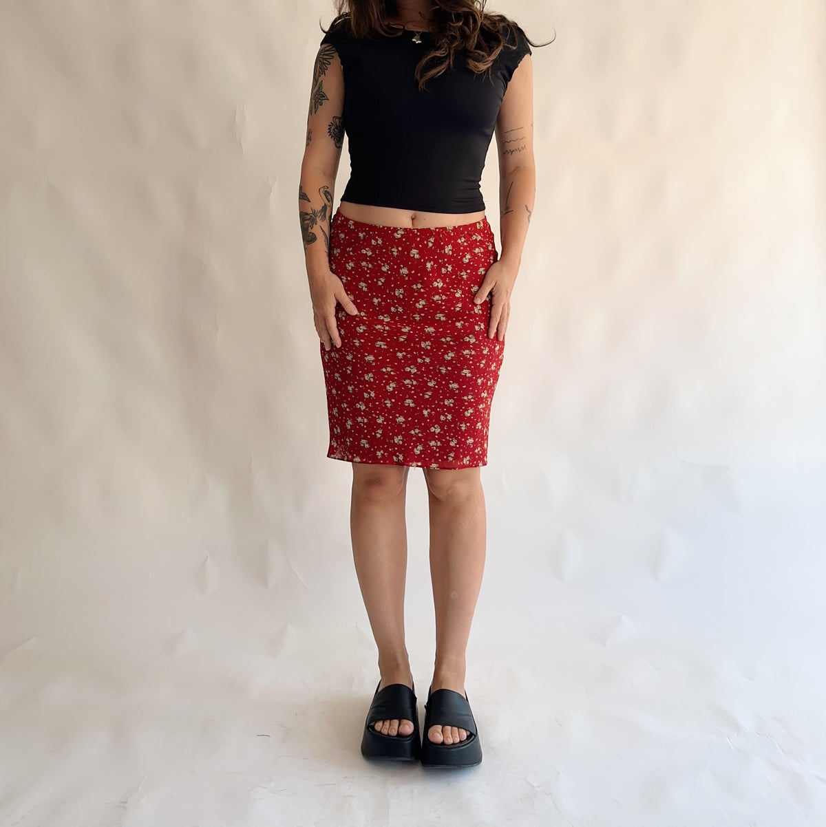 saia vintage y2k floral (S-M)