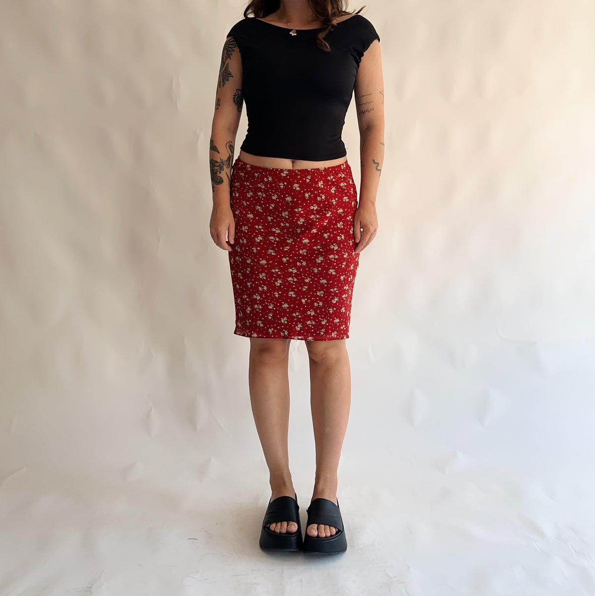 saia vintage y2k floral (S-M)