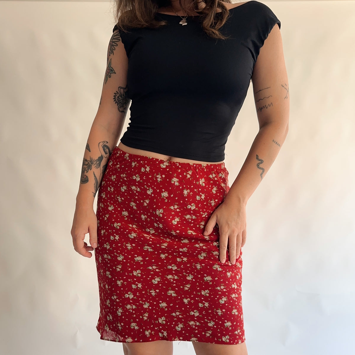 saia vintage y2k floral (S-M)