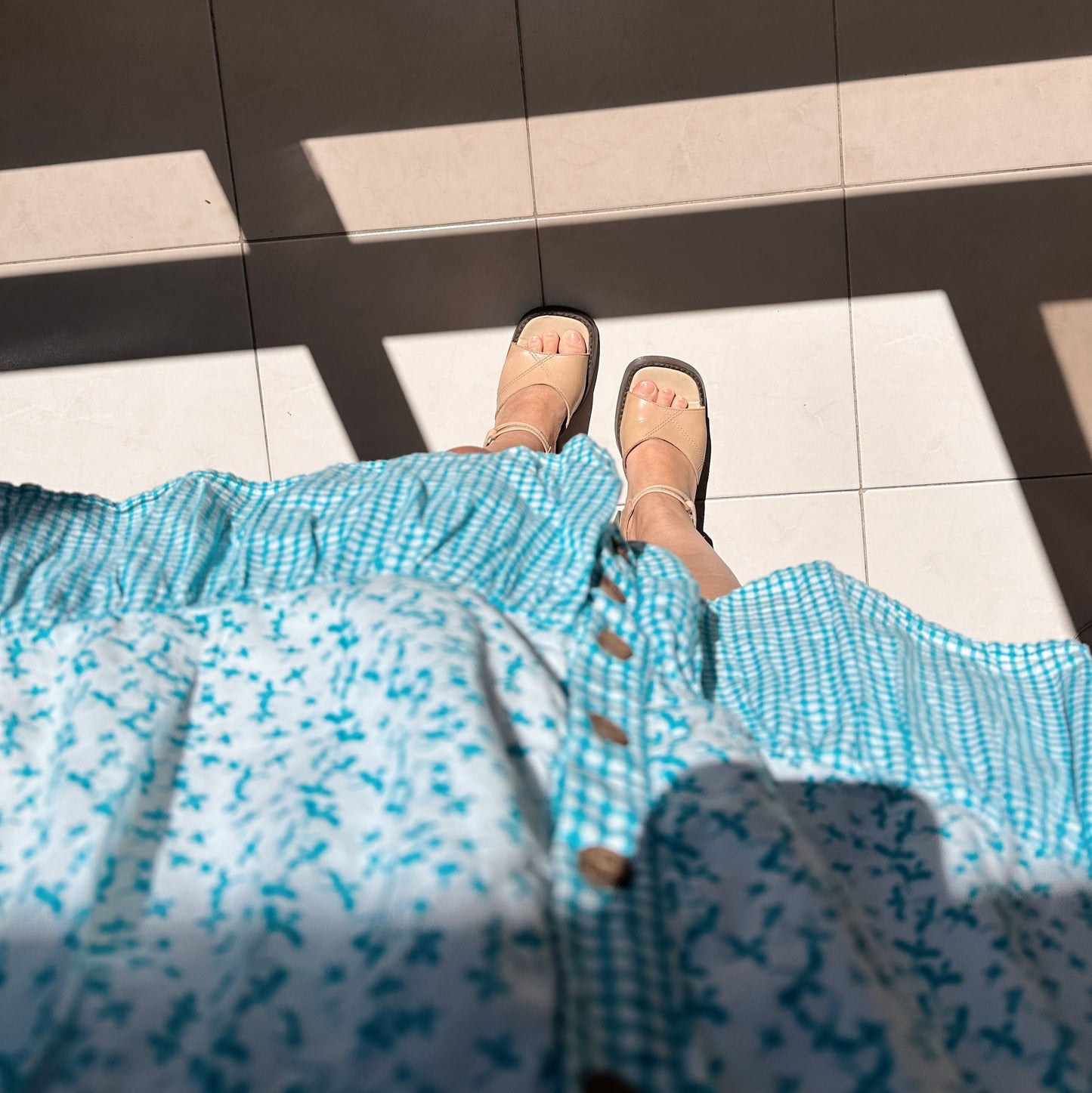 Vestido vintage cotton (S)