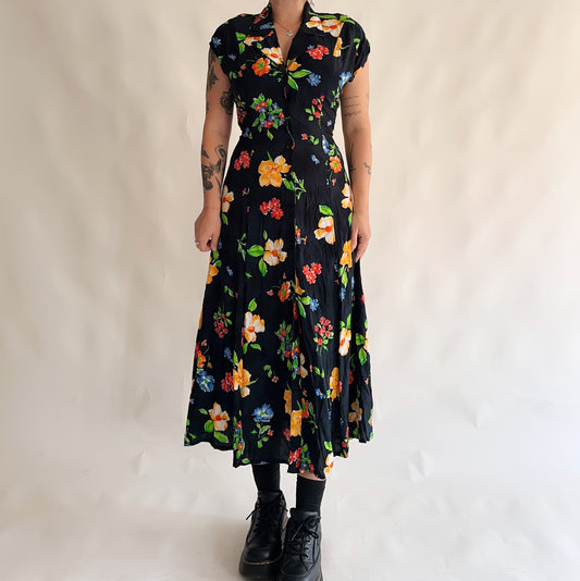 vestido vintage longo 90s (M)