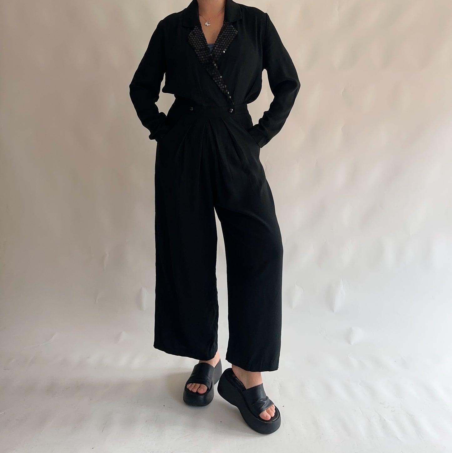 macacão vintage dos anos 80s (L)