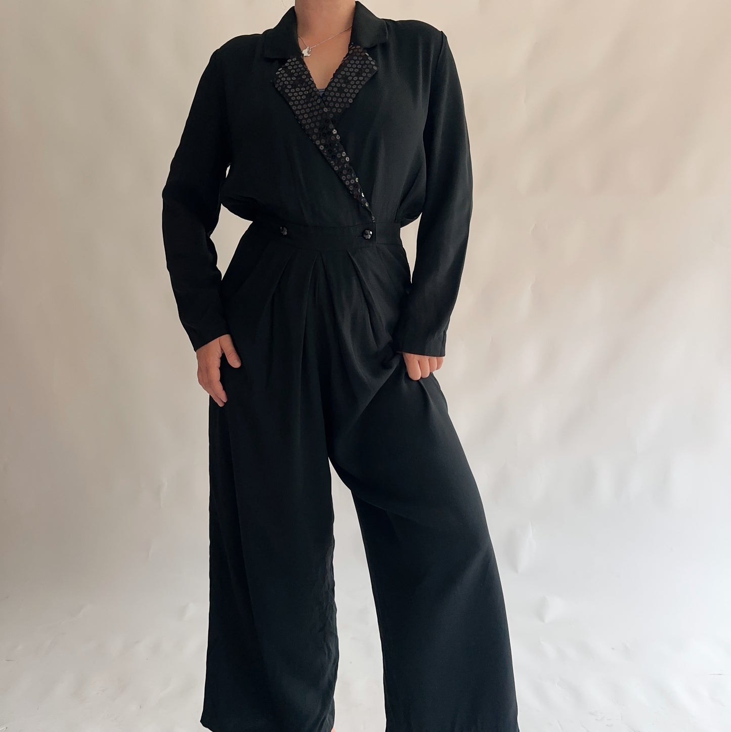 macacão vintage dos anos 80s (L)