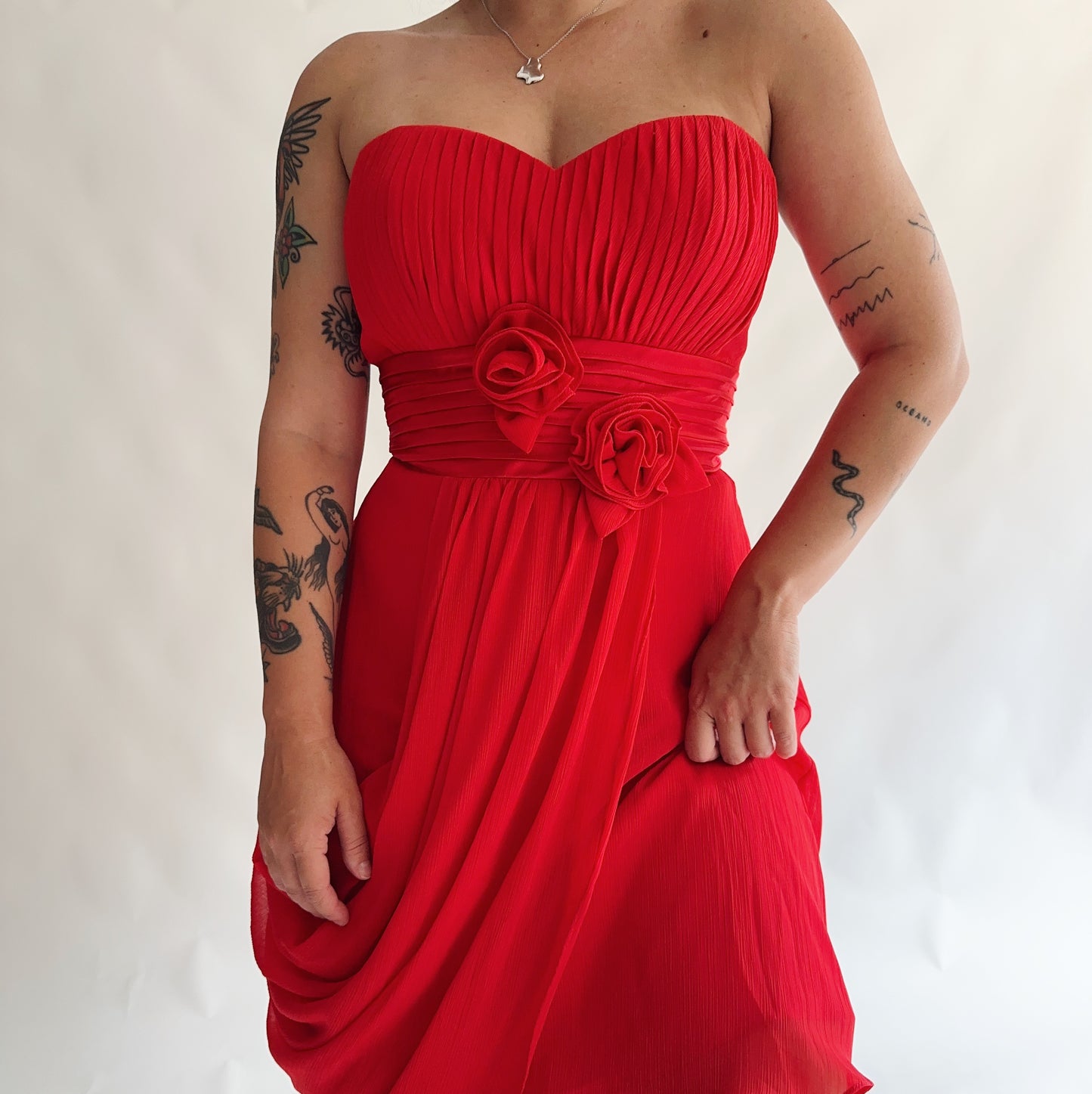 vestido vintage de festa y2k (L)