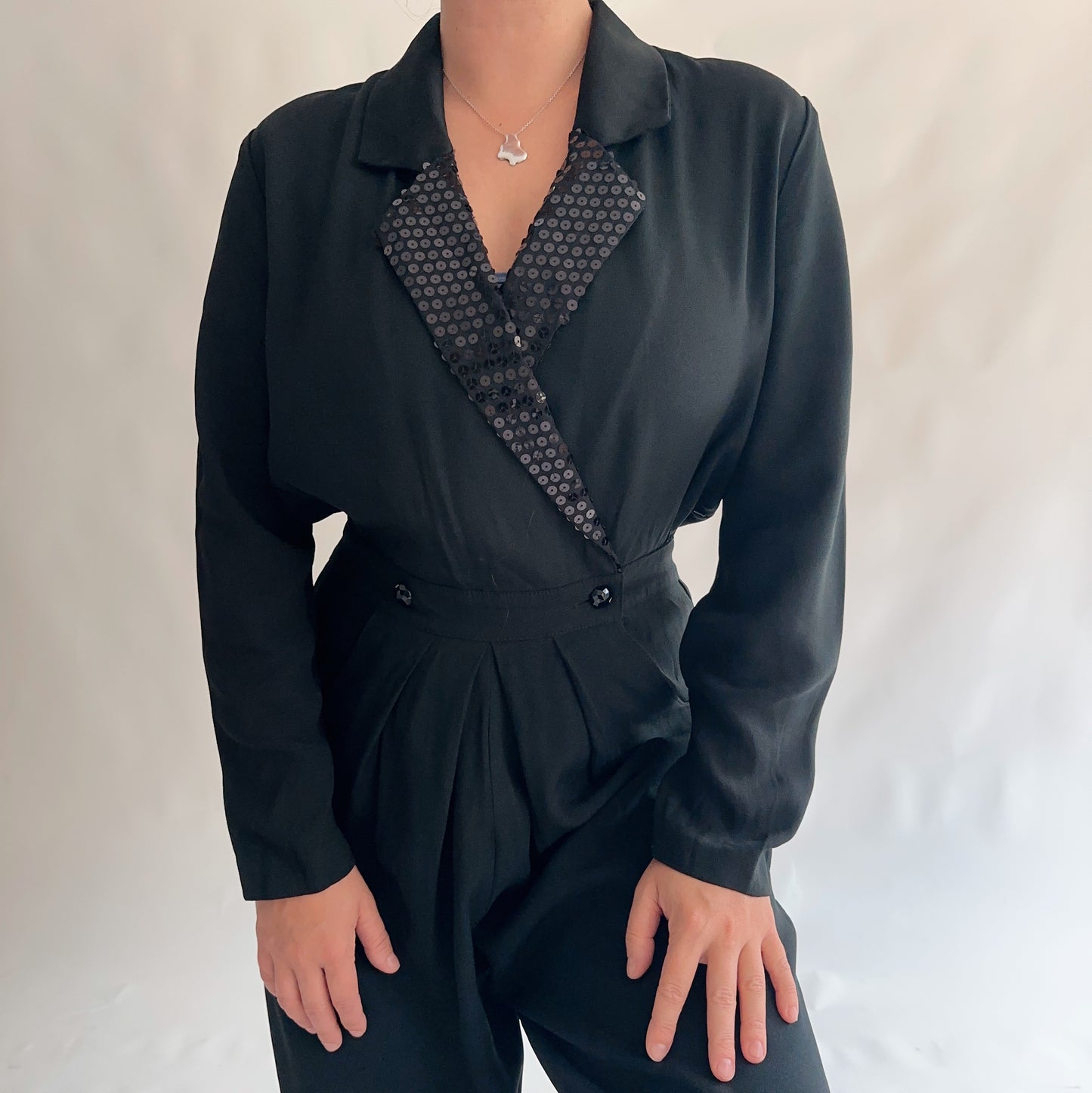 macacão vintage dos anos 80s (L)