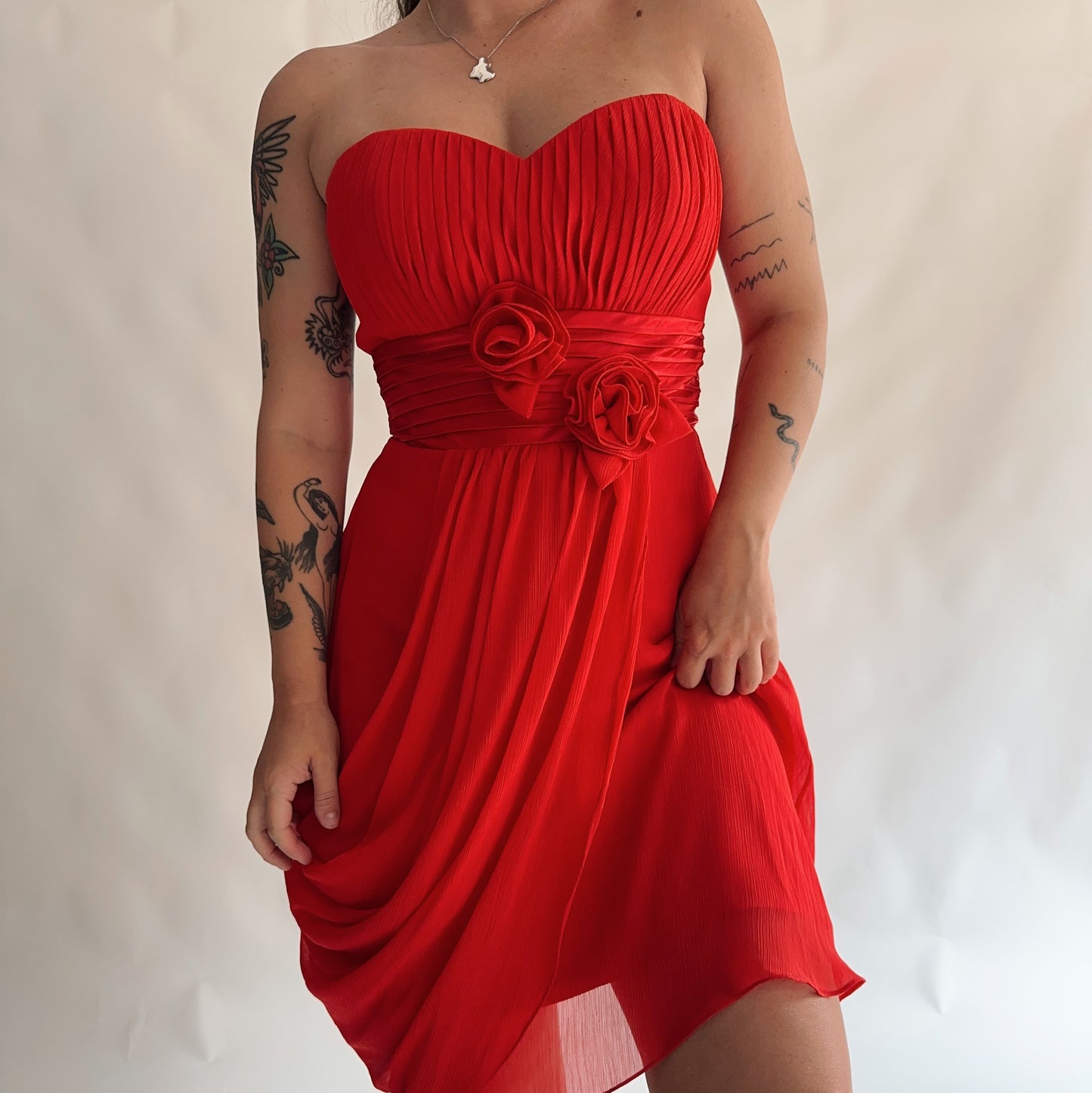 vestido vintage de festa y2k (L)