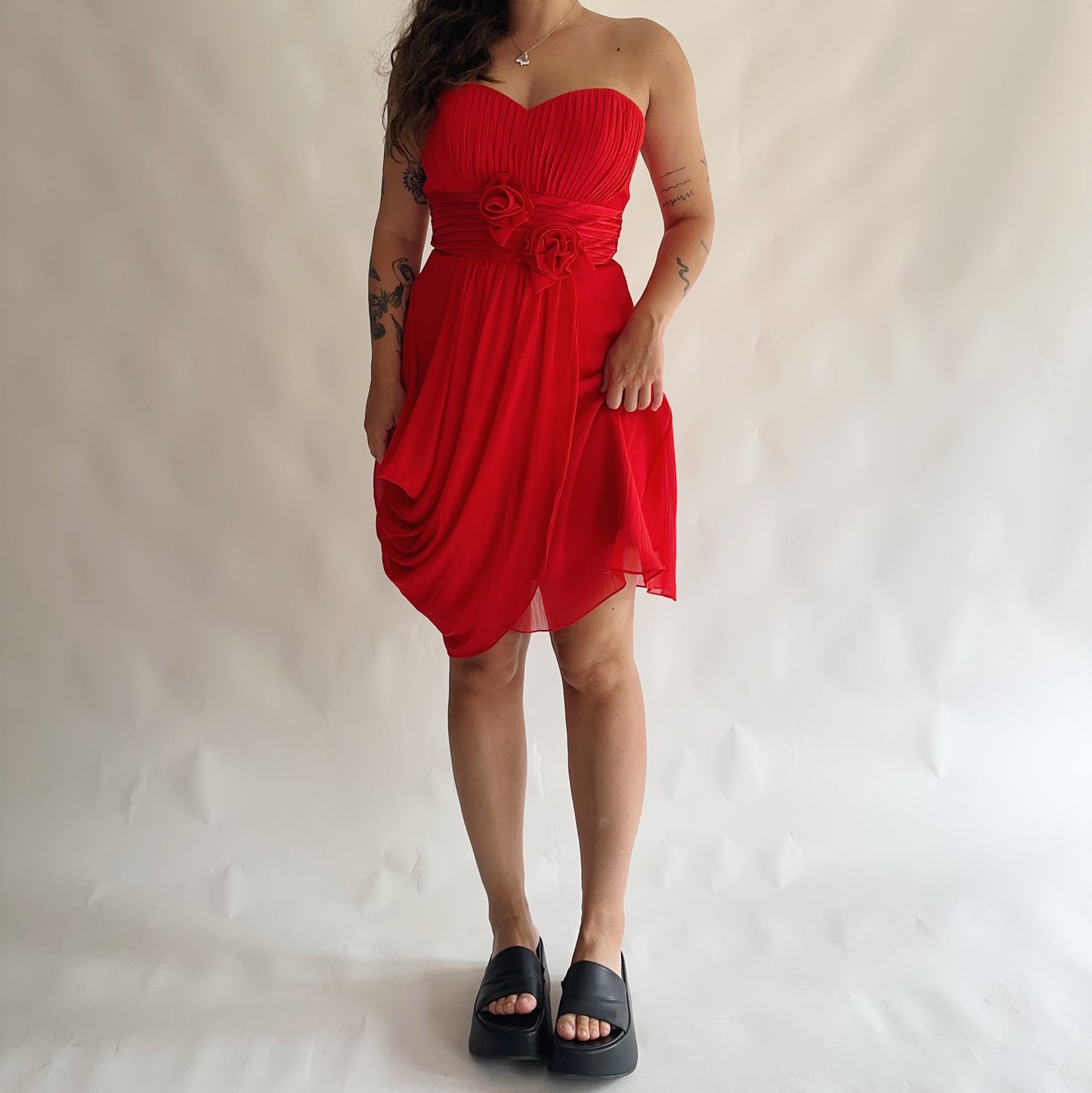 vestido vintage de festa y2k (L)