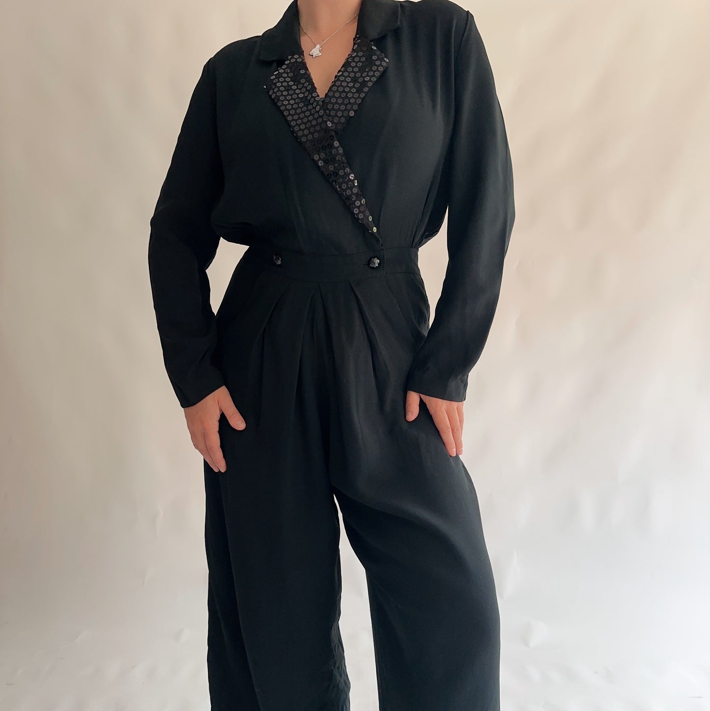 macacão vintage dos anos 80s (L)