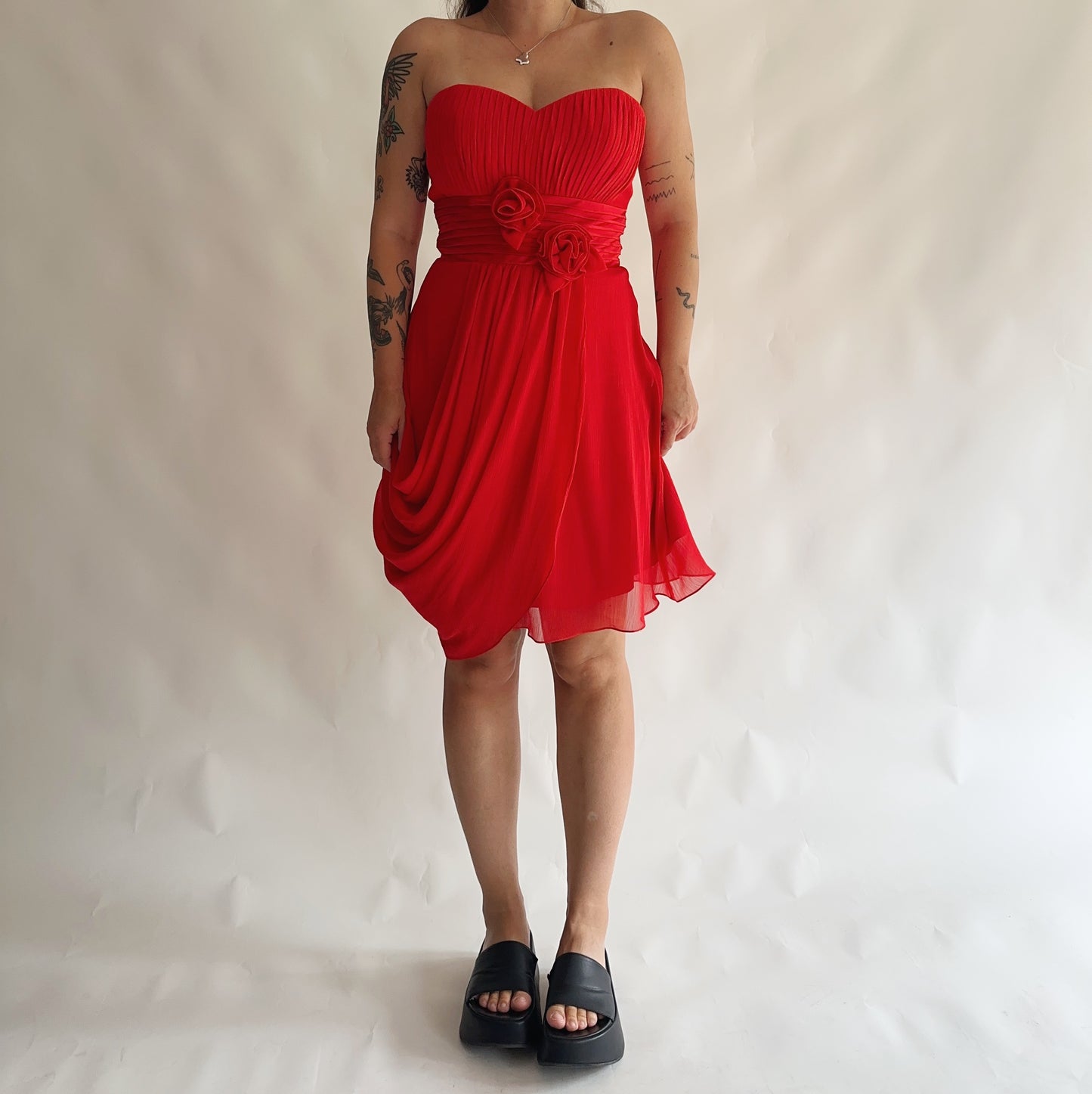 vestido vintage de festa y2k (L)