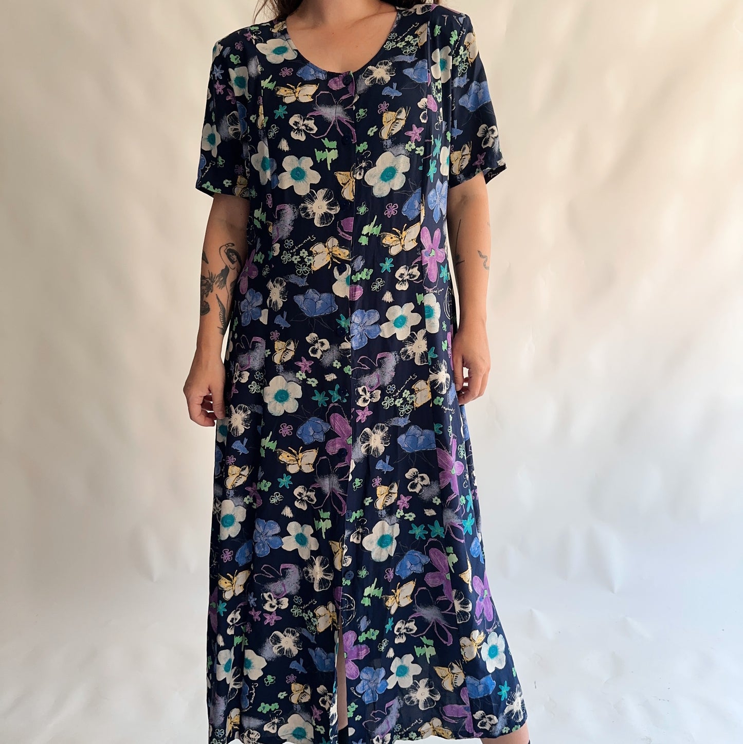 Vestido Vintage 90s longo (L-XL)