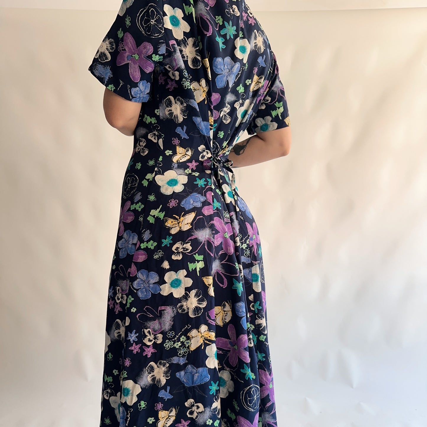 Vestido Vintage 90s longo (L-XL)