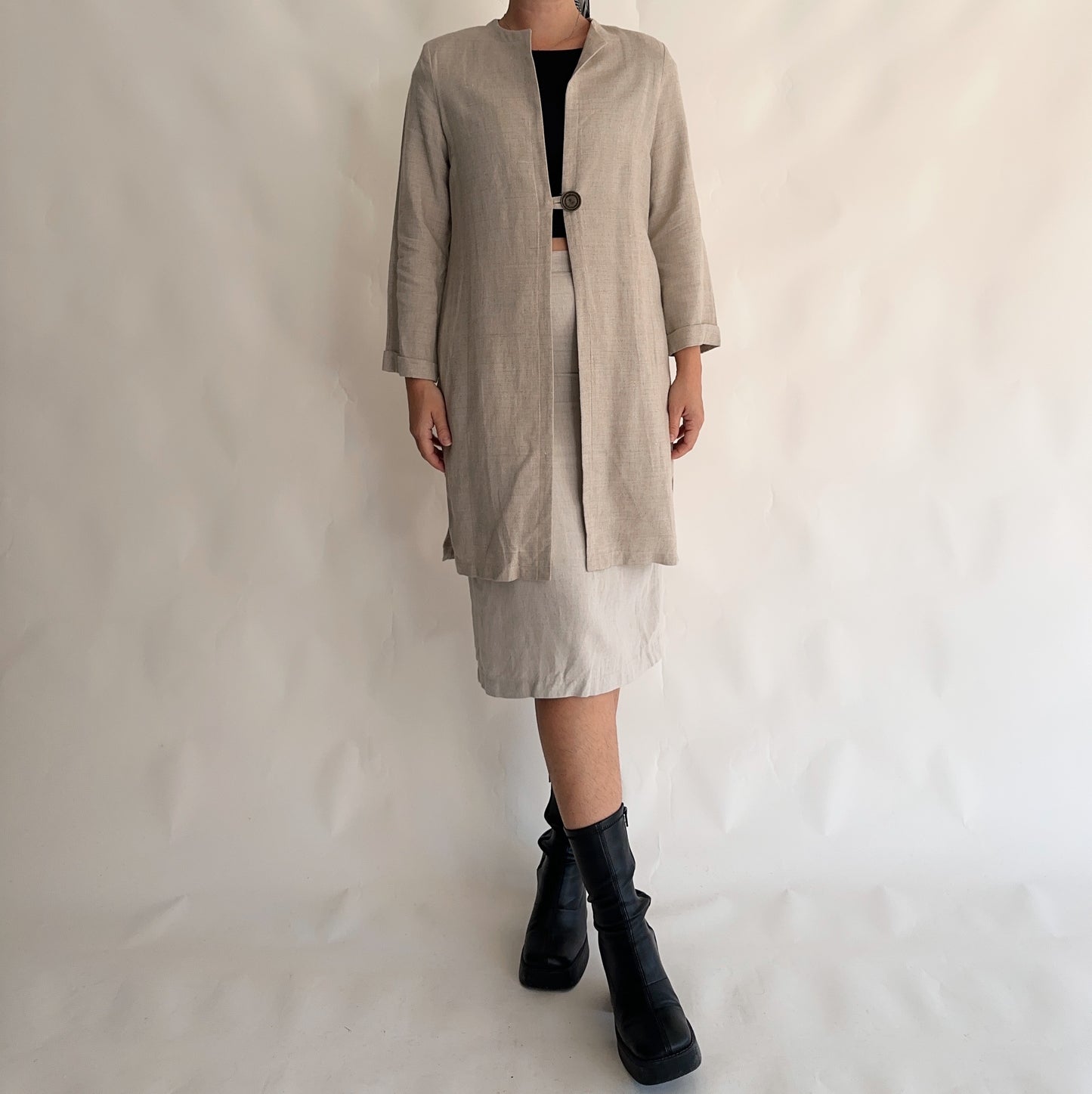 Vintage 90s Linen Set (M)