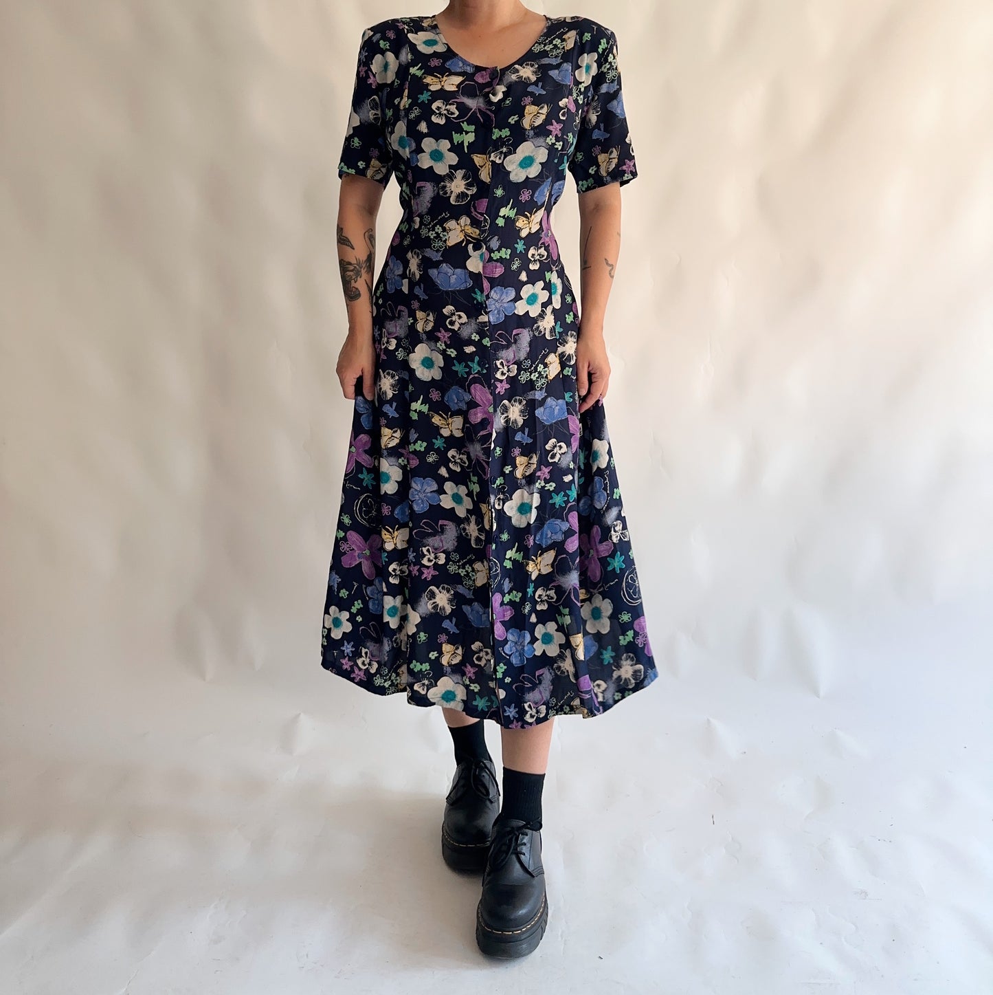 Vestido Vintage 90s longo (L-XL)