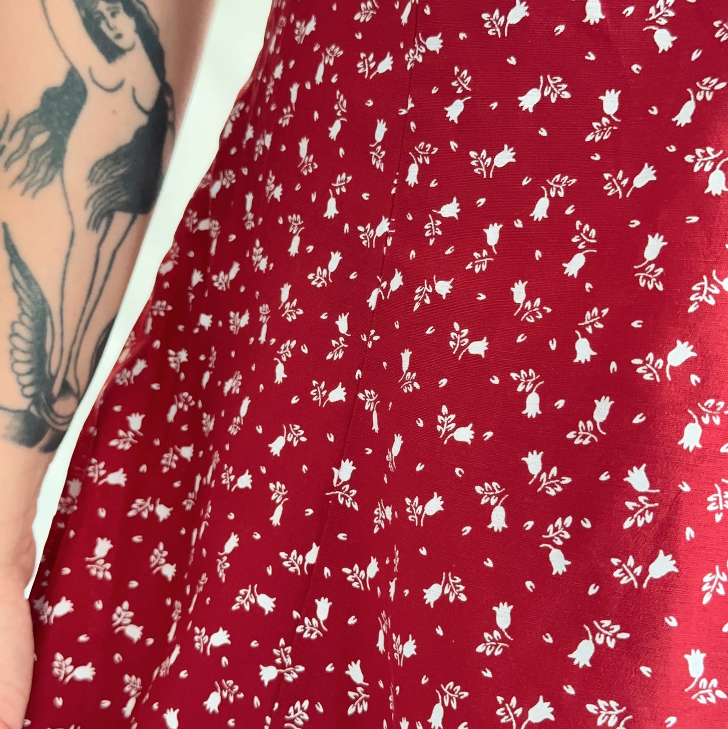 vestido vintage de verão dos anos 90s (L)