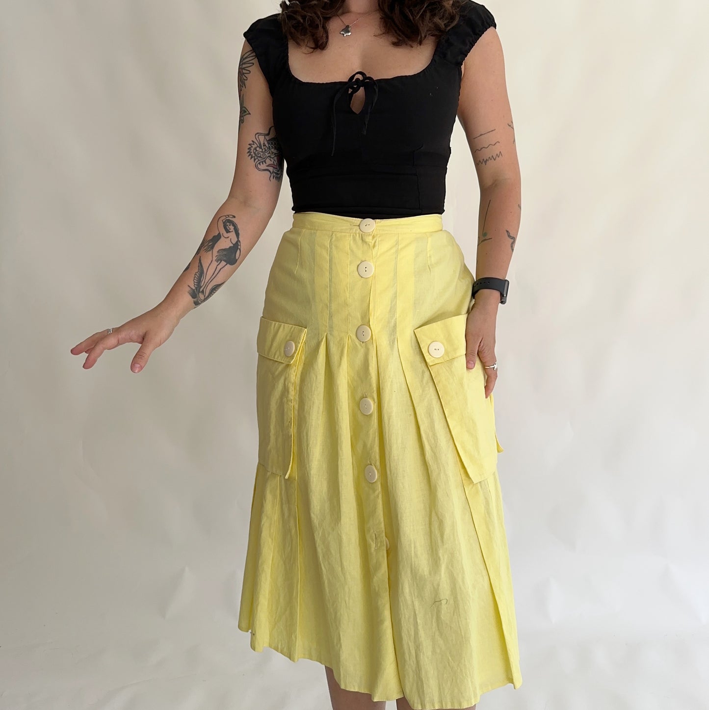Vintage Midi Skirt (M)