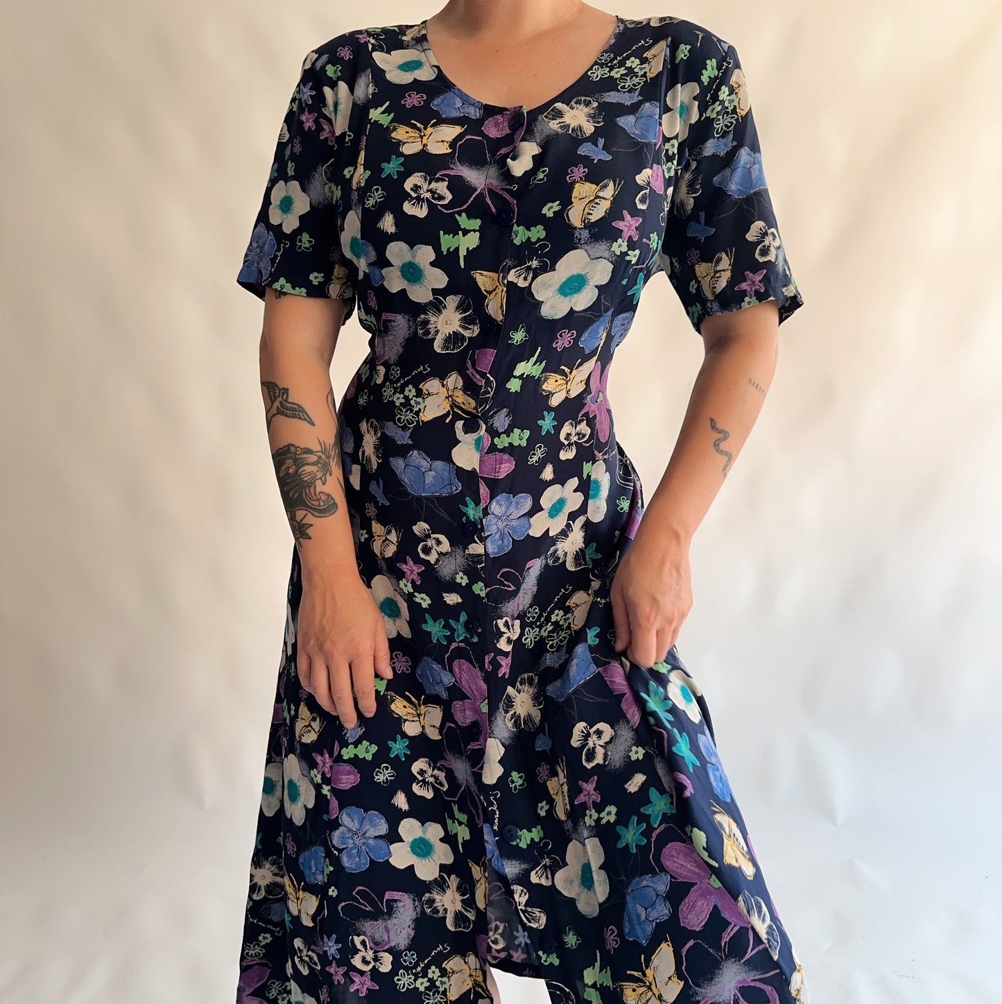 Vestido Vintage 90s longo (L-XL)