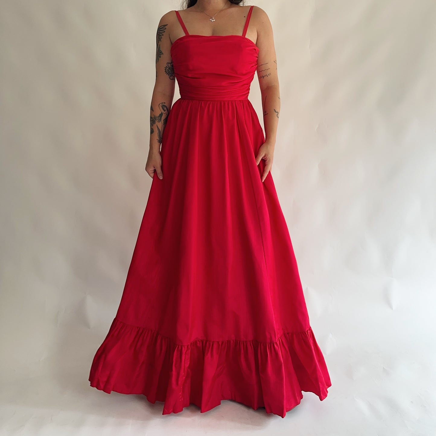 vestido vintage maxi (S)