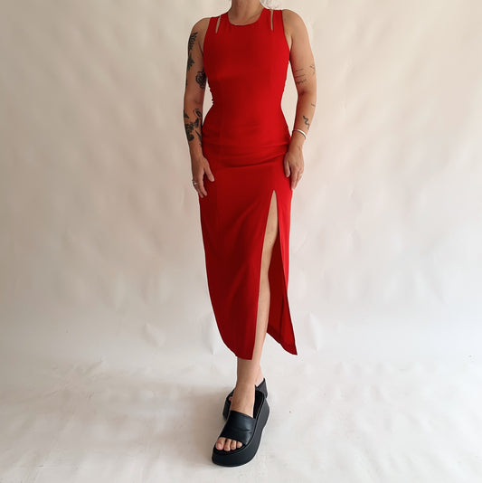 vestido vintage 90s minimal (M)