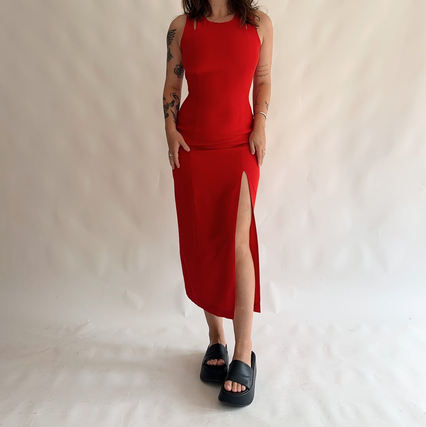 vestido vintage 90s minimal (M)