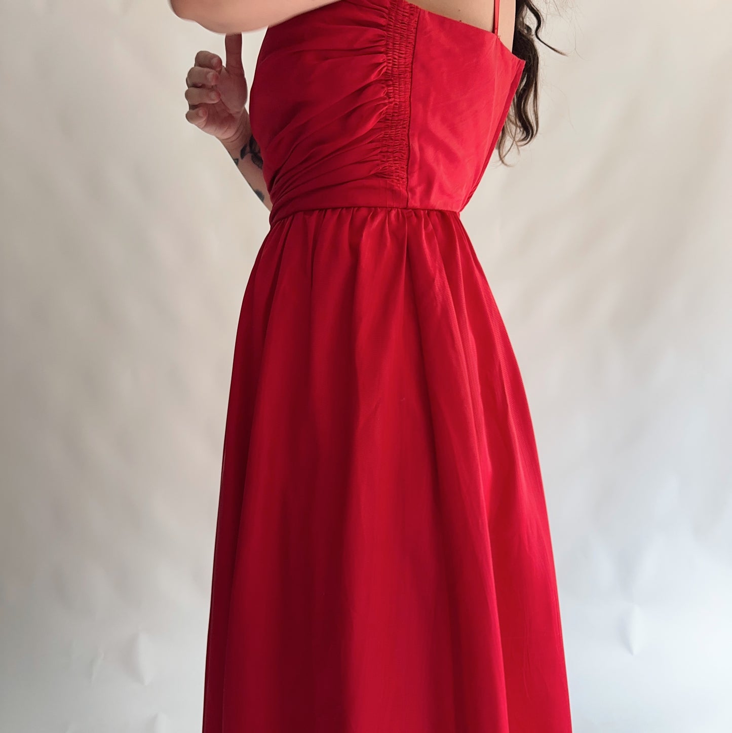 vestido vintage maxi (S)