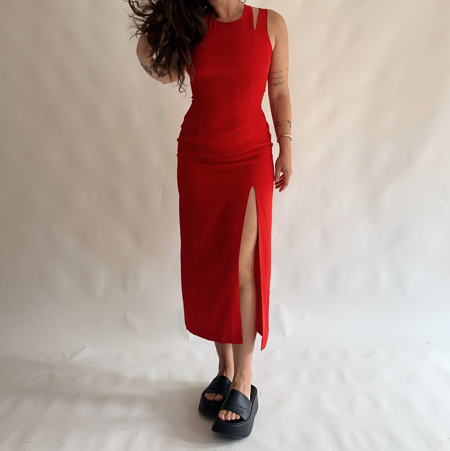 vestido vintage 90s minimal (M)