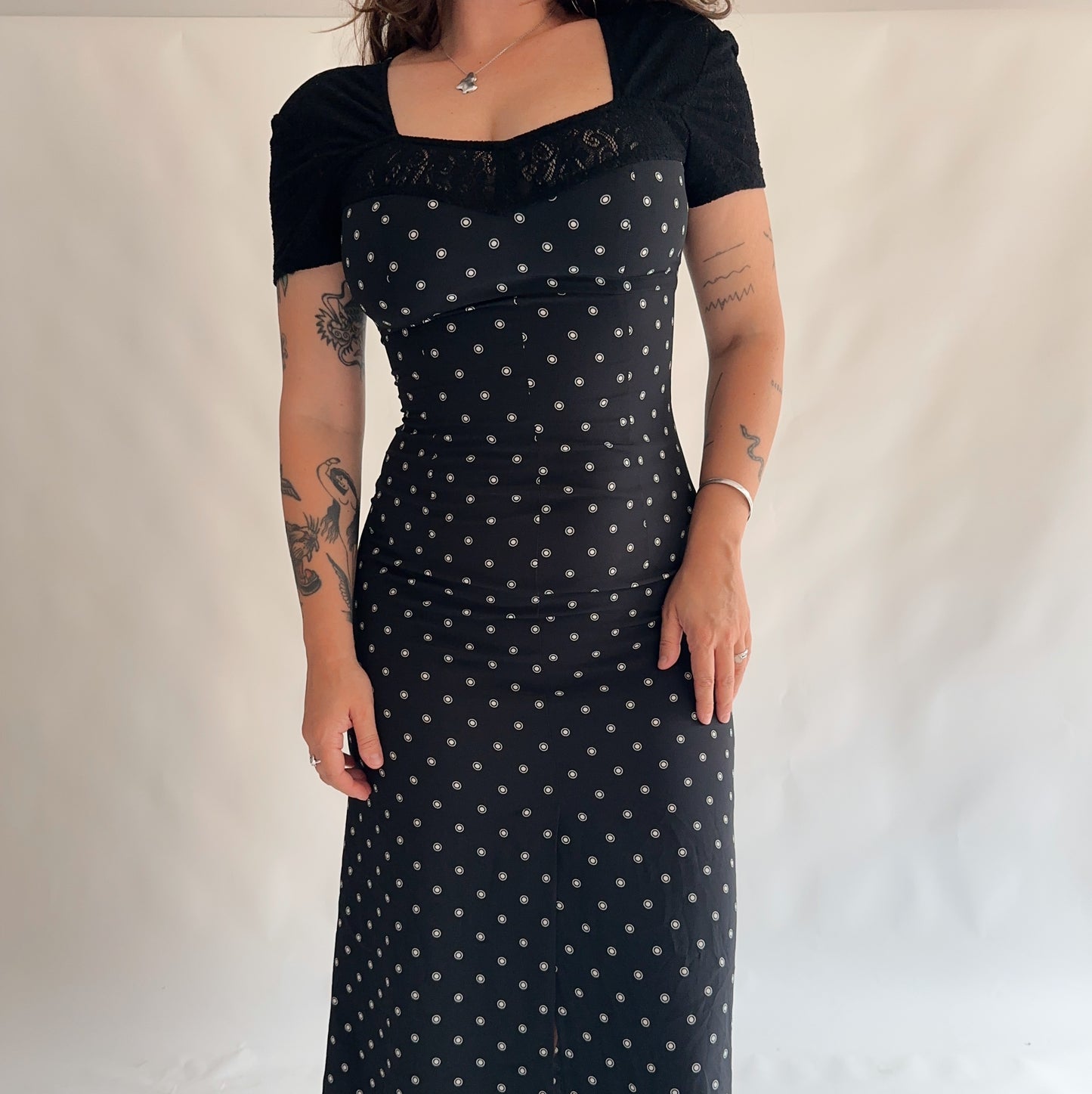 vestido vintage longo (M)