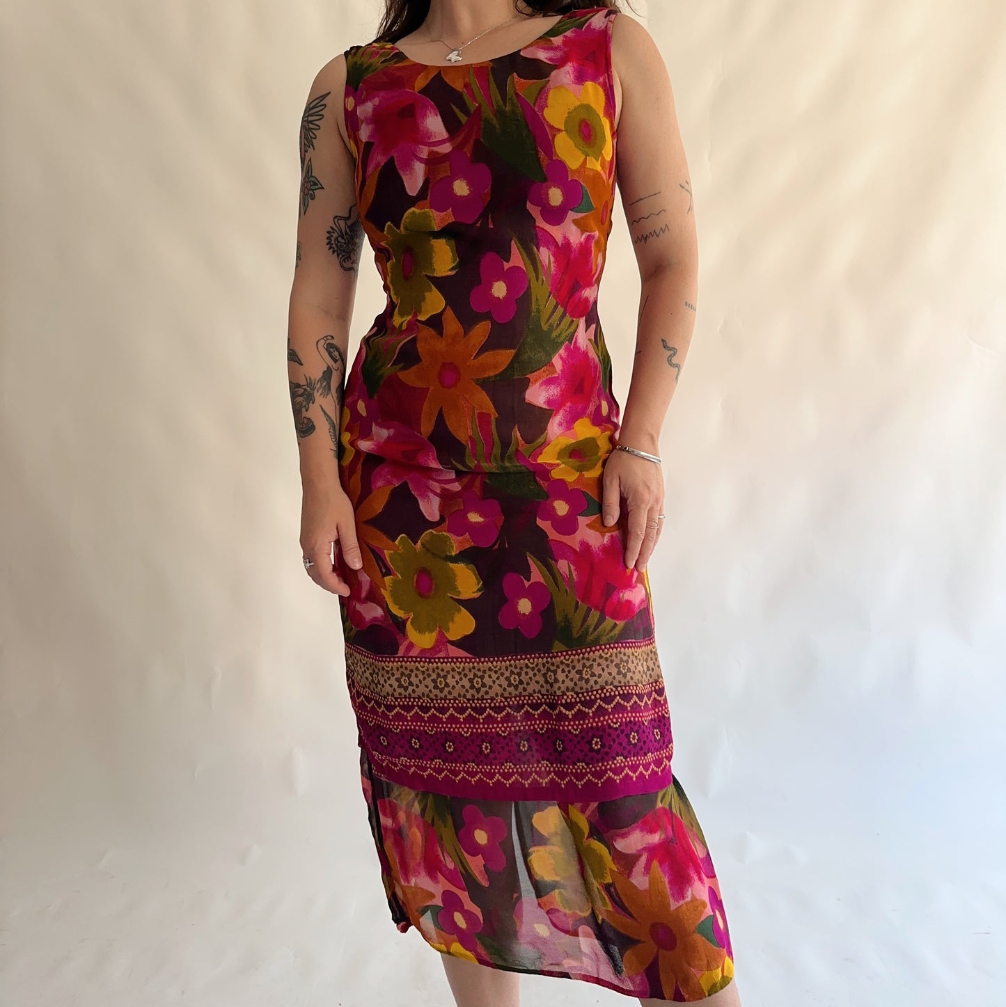set vintage vestido + camisa (S-M)