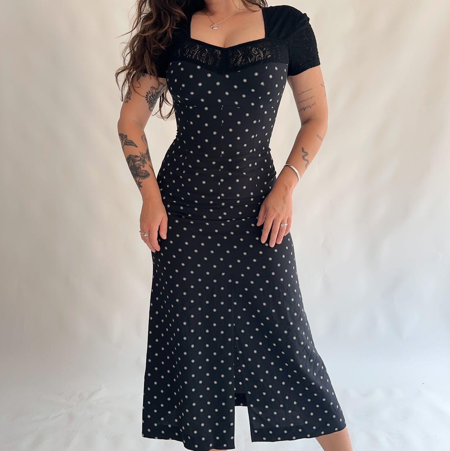 vestido vintage longo (M)