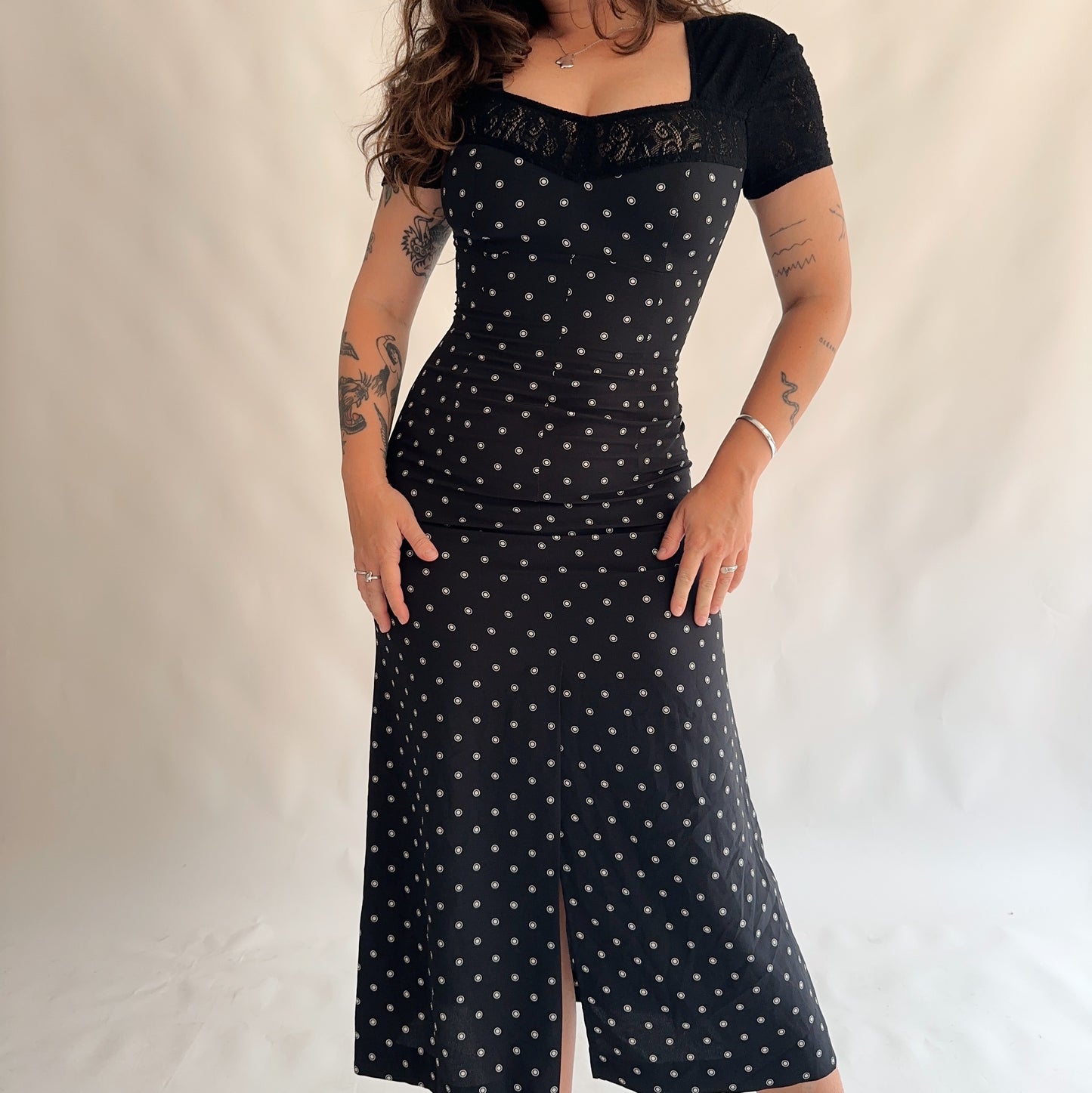 vestido vintage longo (M)