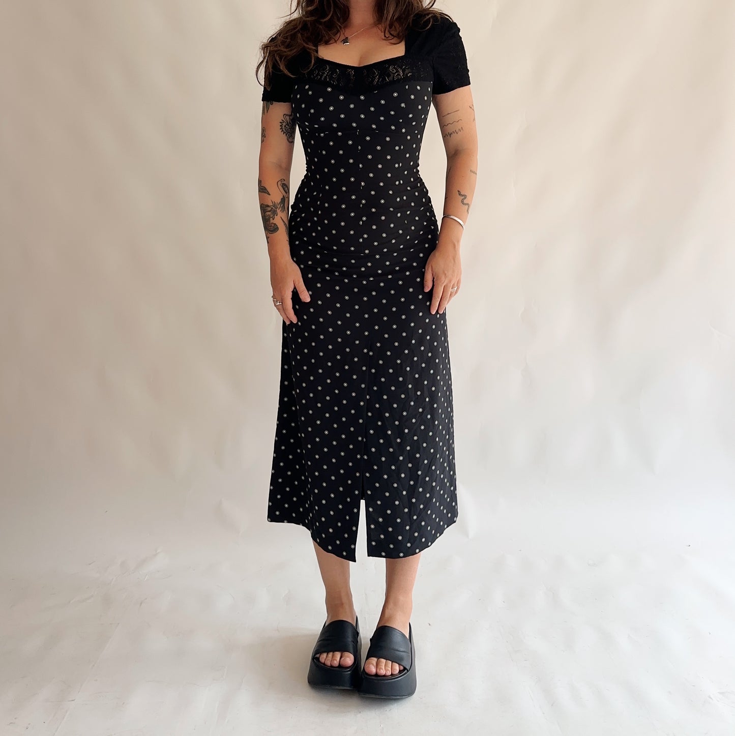 vestido vintage longo (M)
