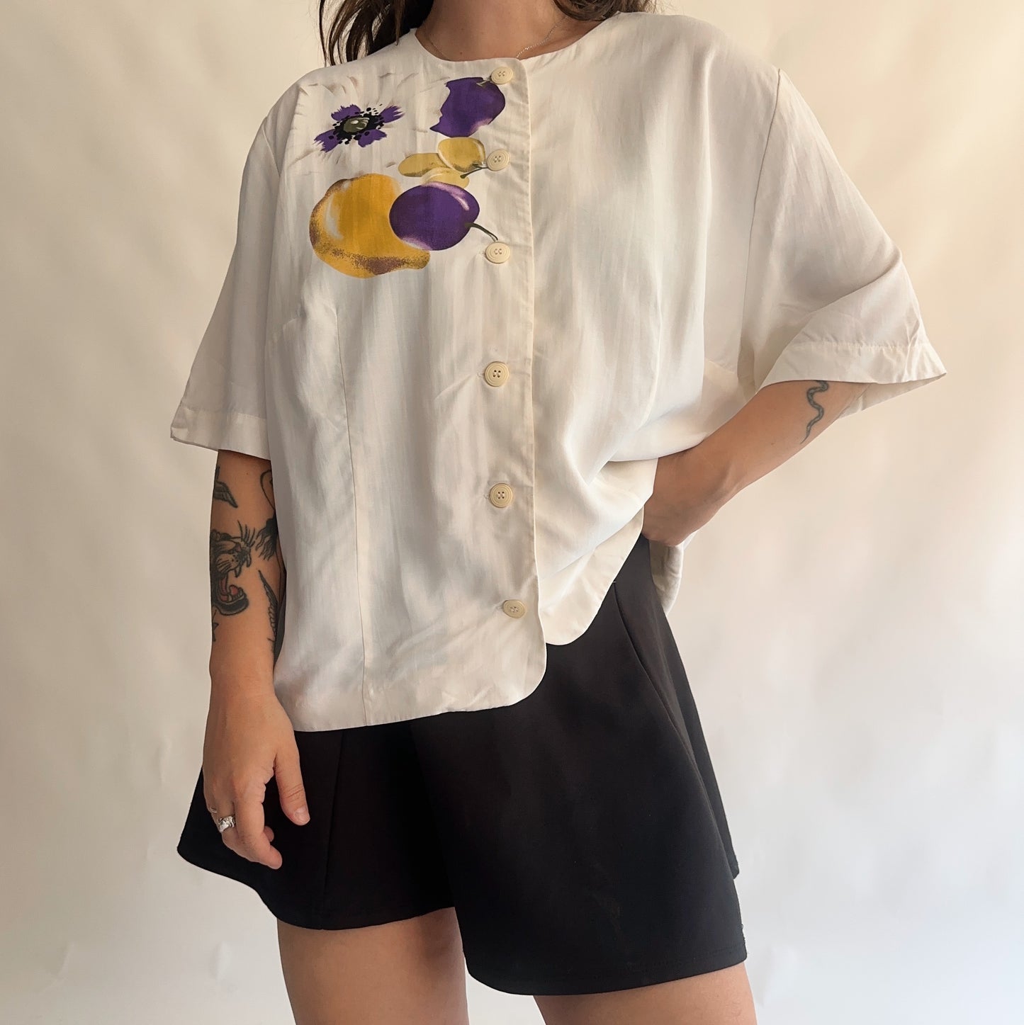camisa vintage frutas (XL)